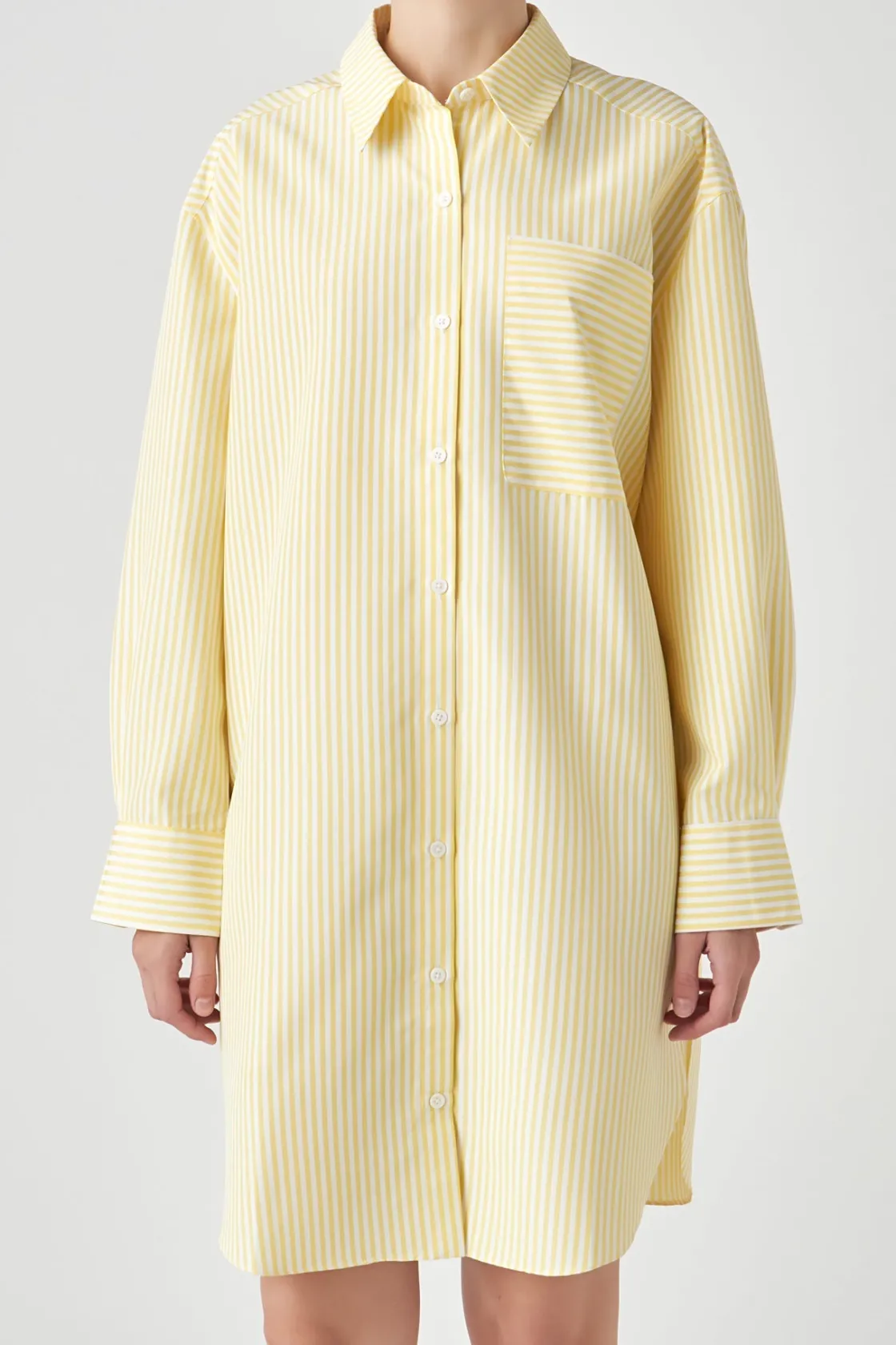 english_factory__striped__5.webp ENGLISH FACTORY Tops*- Striped Shirt Dress
