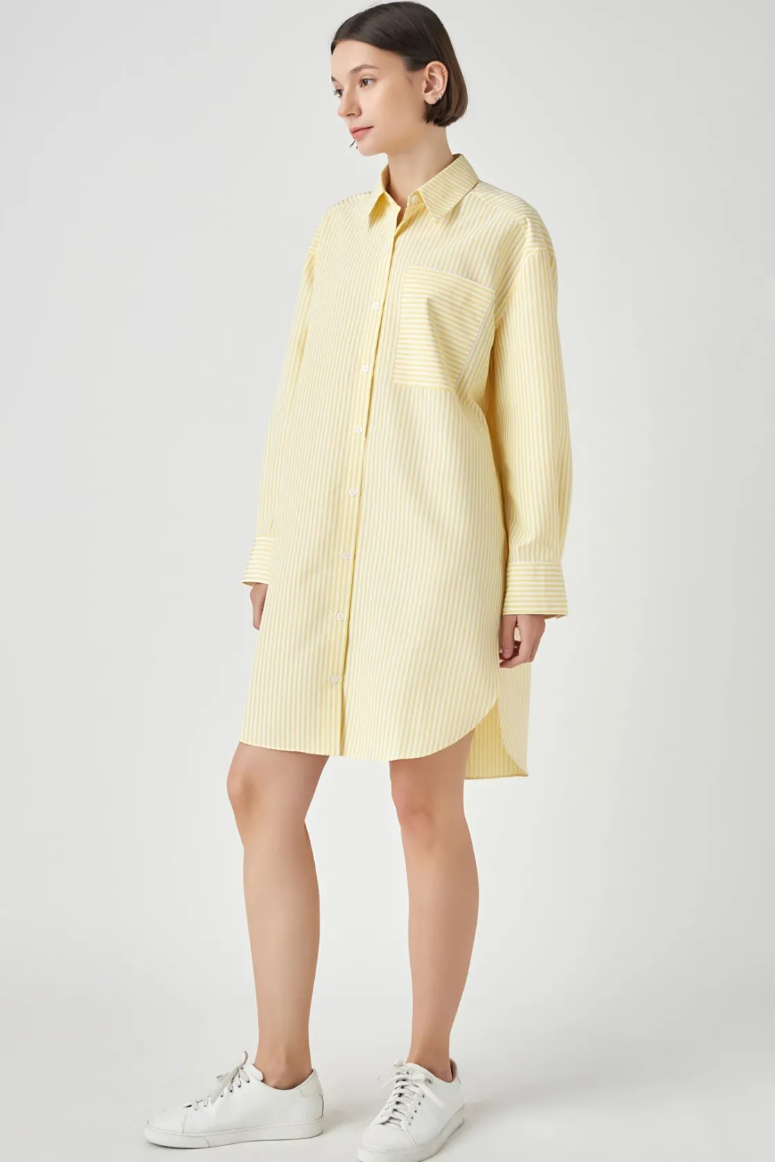 english_factory__striped__6.webp ENGLISH FACTORY Tops*- Striped Shirt Dress