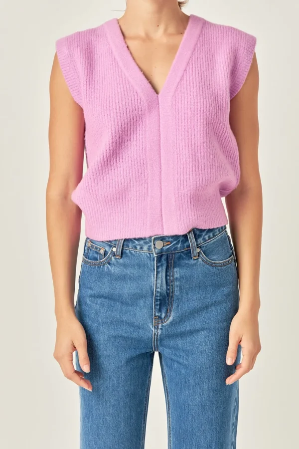 ENGLISH FACTORY Sweaters & Knits | Tops*- Sweater Vest