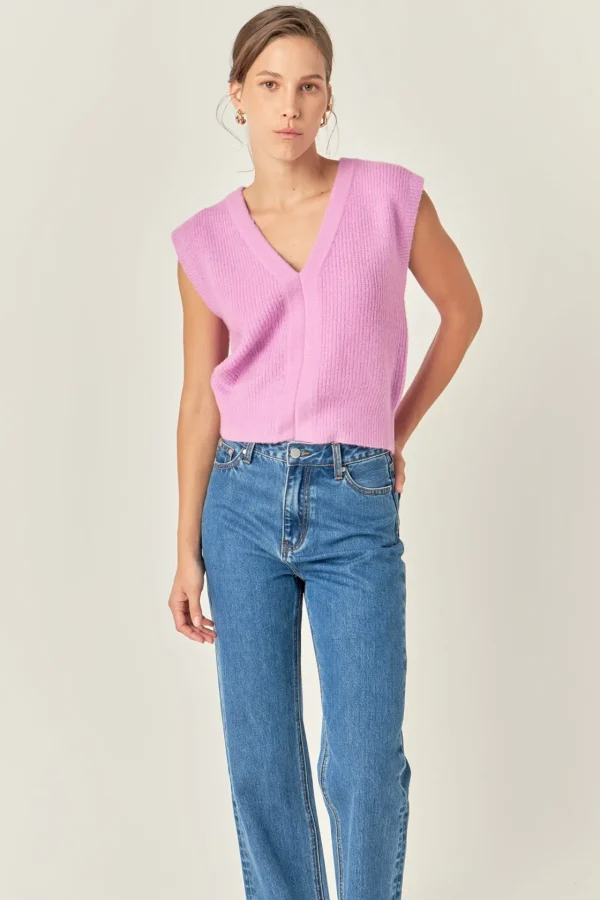 ENGLISH FACTORY Sweaters & Knits | Tops*- Sweater Vest