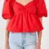 ENGLISH FACTORY Tops*- Sweet Heart To with Ruffle Detail