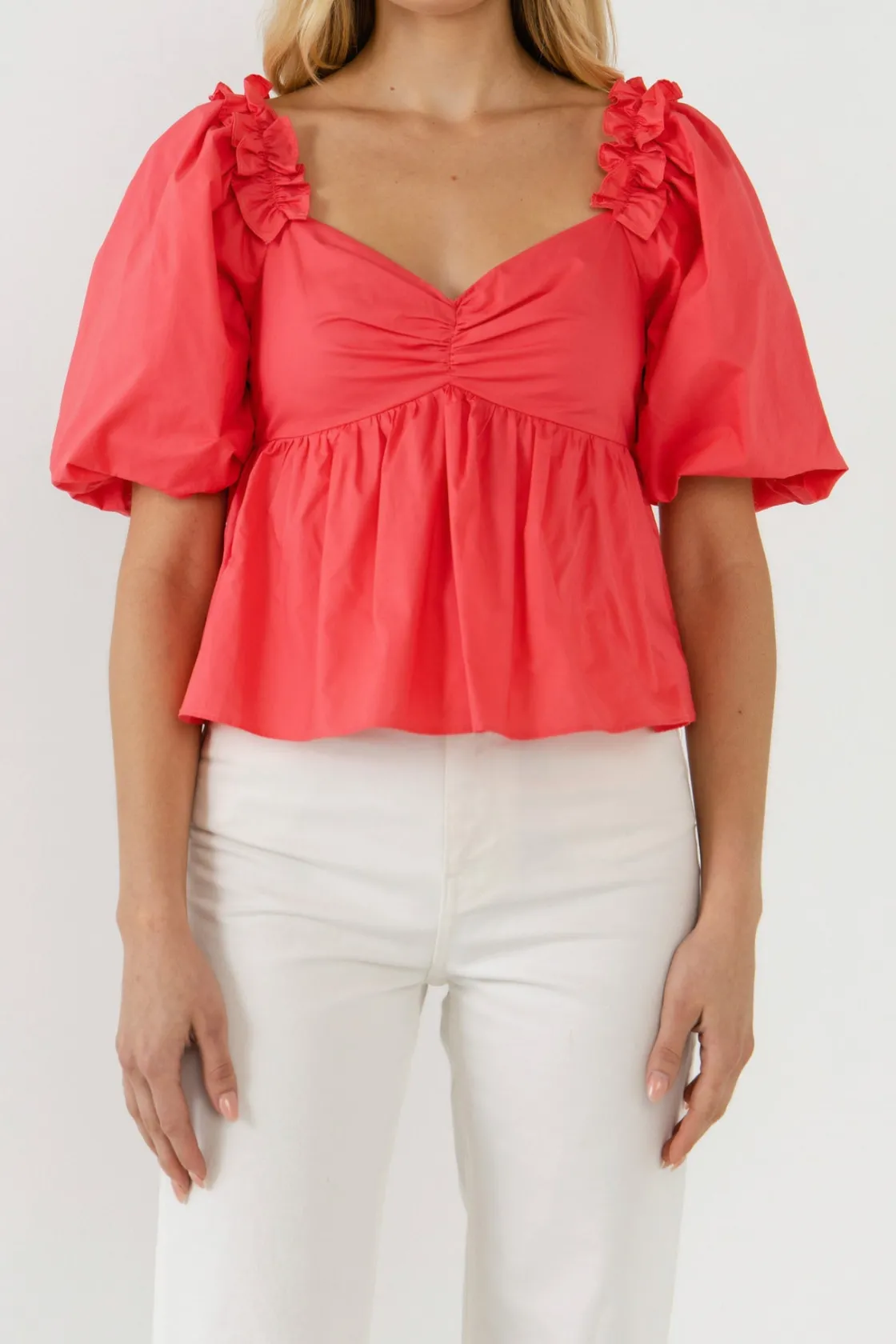 english_factory__sweet_he_5.webp ENGLISH FACTORY Tops*- Sweet Heart To with Ruffle Detail