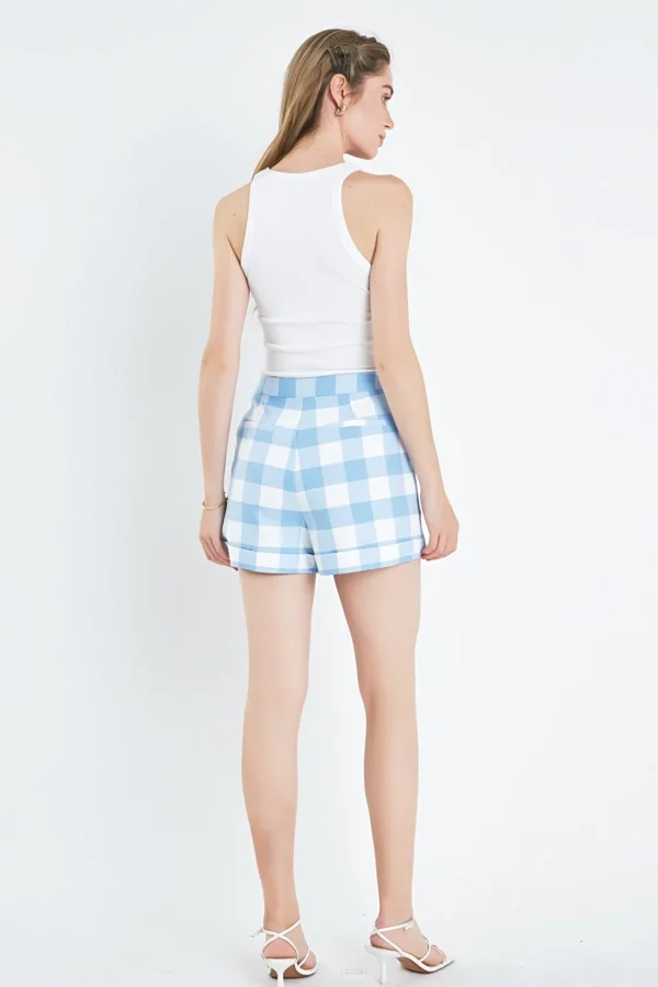 ENGLISH FACTORY Matching Sets | Shorts & Skorts*- Tailored Gingham Shorts
