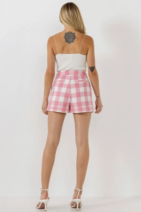 ENGLISH FACTORY Matching Sets | Shorts & Skorts*- Tailored Gingham Shorts