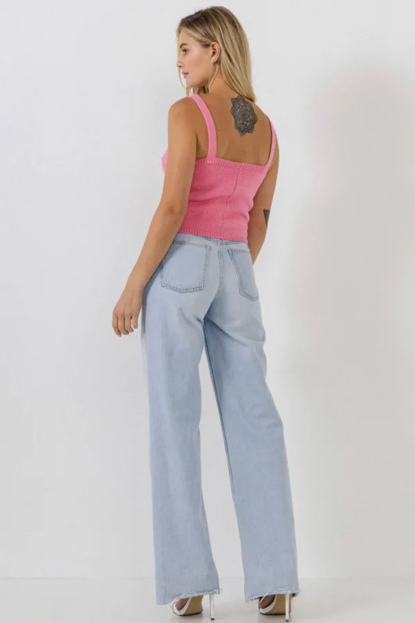 ENGLISH FACTORY Tops*- Tank Top Sweater