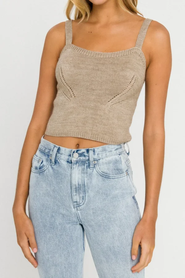 ENGLISH FACTORY Tops*- Tank Top Sweater