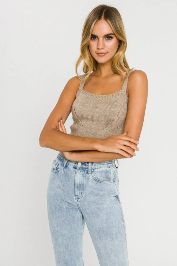 ENGLISH FACTORY Tops*- Tank Top Sweater