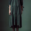 ENGLISH FACTORY Boho Dresses | Tops*- Textured Gridded Chiffon Dress