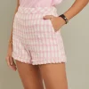 ENGLISH FACTORY Matching Sets | Shorts & Skorts*- Textured Fringe Detail Shorts