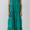 ENGLISH FACTORY Boho Dresses | Tops*- Tiered Maxi Dress