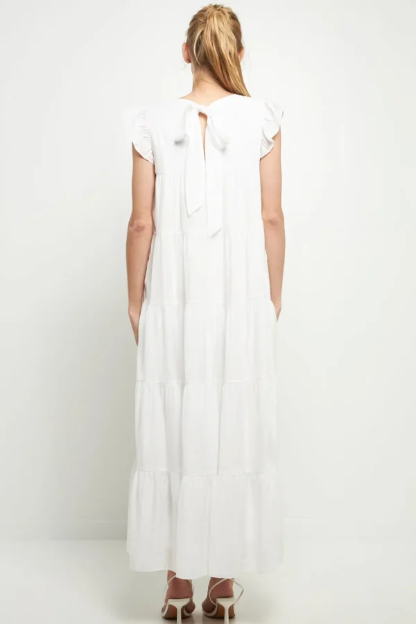 ENGLISH FACTORY Boho Dresses | Tops*- Tiered Maxi Dress