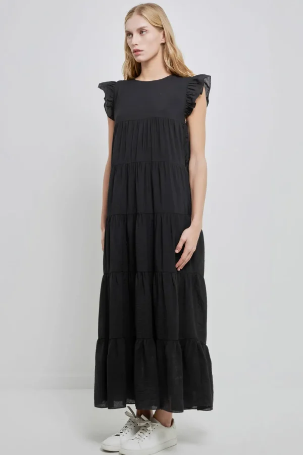 ENGLISH FACTORY Boho Dresses | Tops*- Tiered Maxi Dress