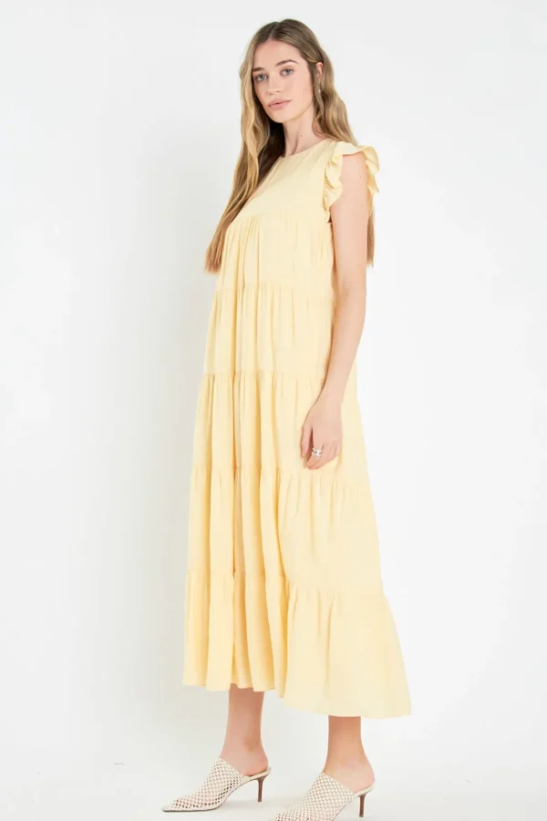 ENGLISH FACTORY Boho Dresses | Tops*- Tiered Maxi Dress