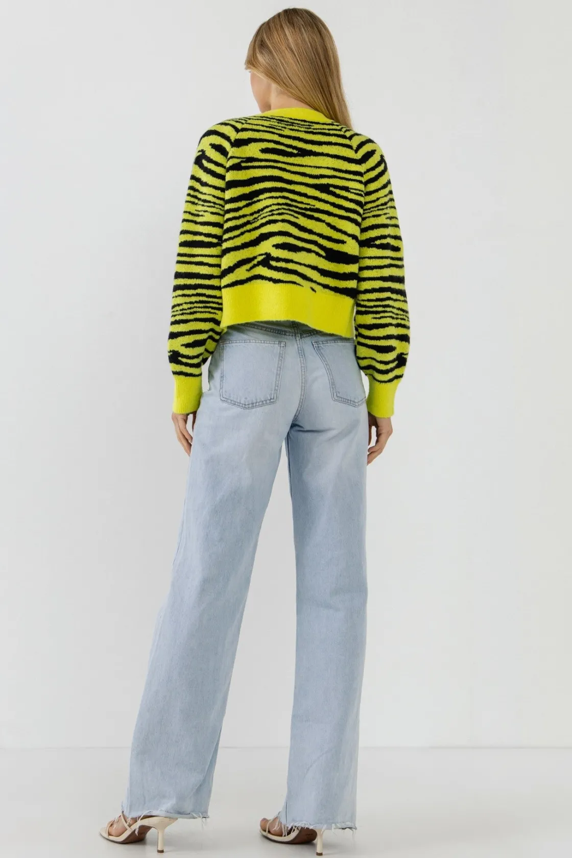 english_factory__tiger_kn_6-1.webp ENGLISH FACTORY Sweaters & Knits | Cardigans*- Tiger Knit Cardigan