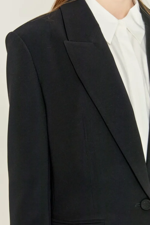 ENGLISH FACTORY Jackets & Coats*- Timeless Double Jacket BLACK