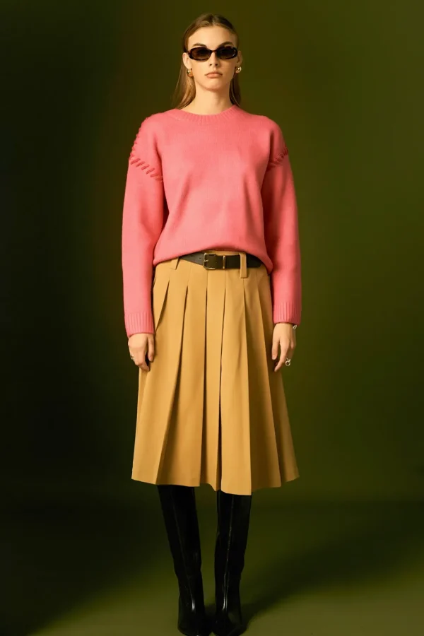 ENGLISH FACTORY Tops*- Top Stitch Knit