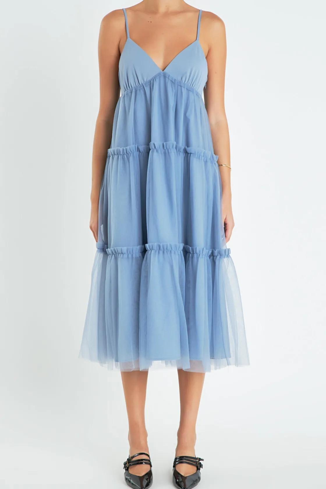english_factory__tulle_co_10.webp ENGLISH FACTORY White Dresses | Tops*- Tulle Contrast Midi Dress