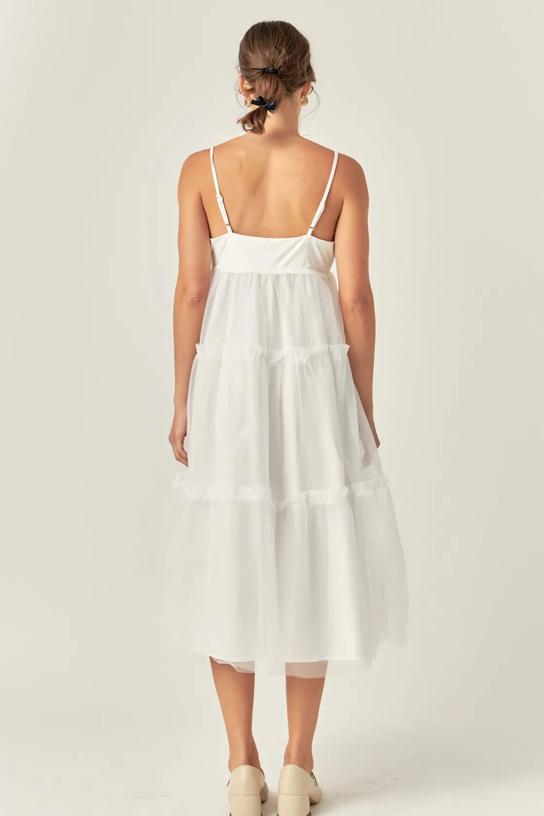 english_factory__tulle_co_7.webp ENGLISH FACTORY White Dresses | Tops*- Tulle Contrast Midi Dress
