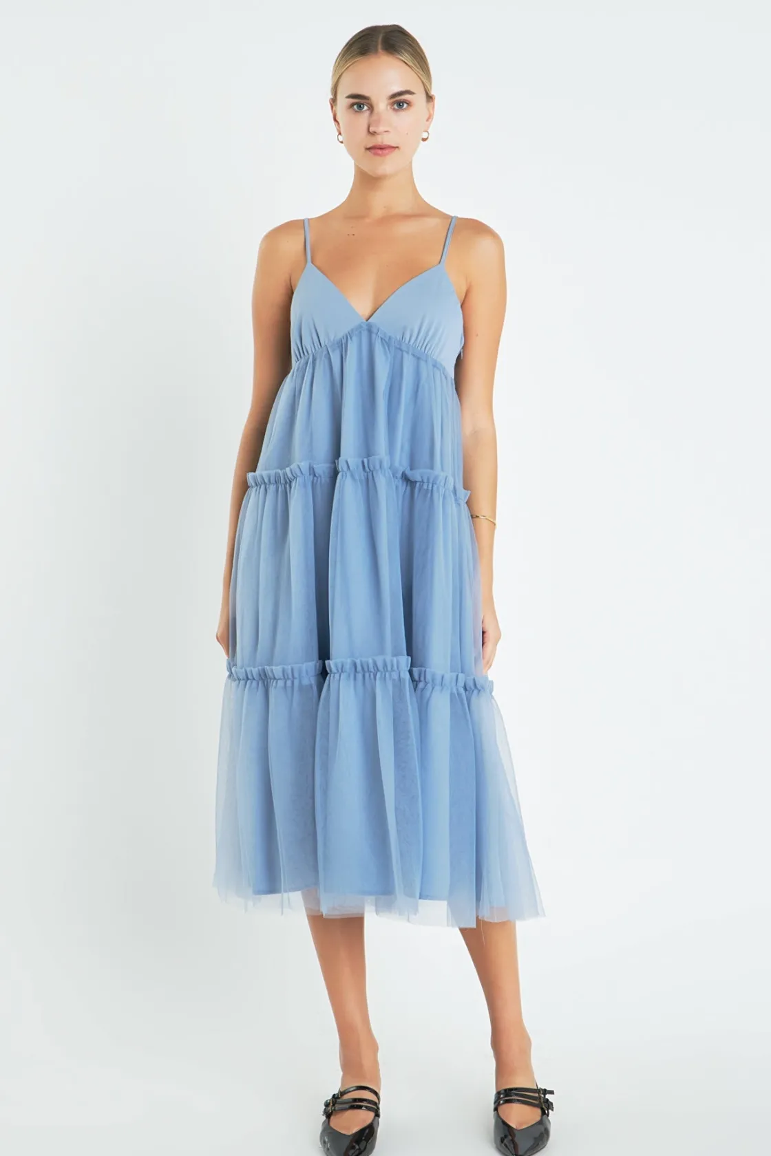 english_factory__tulle_co_9.webp ENGLISH FACTORY White Dresses | Tops*- Tulle Contrast Midi Dress