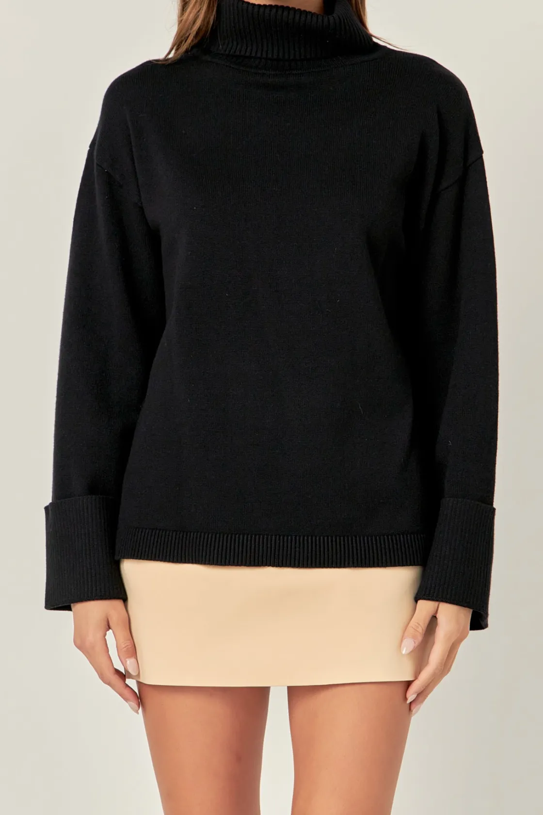 english_factory__turtle_n_0-2.webp ENGLISH FACTORY Sweaters & Knits | Tops*- Turtle Neck Sweater