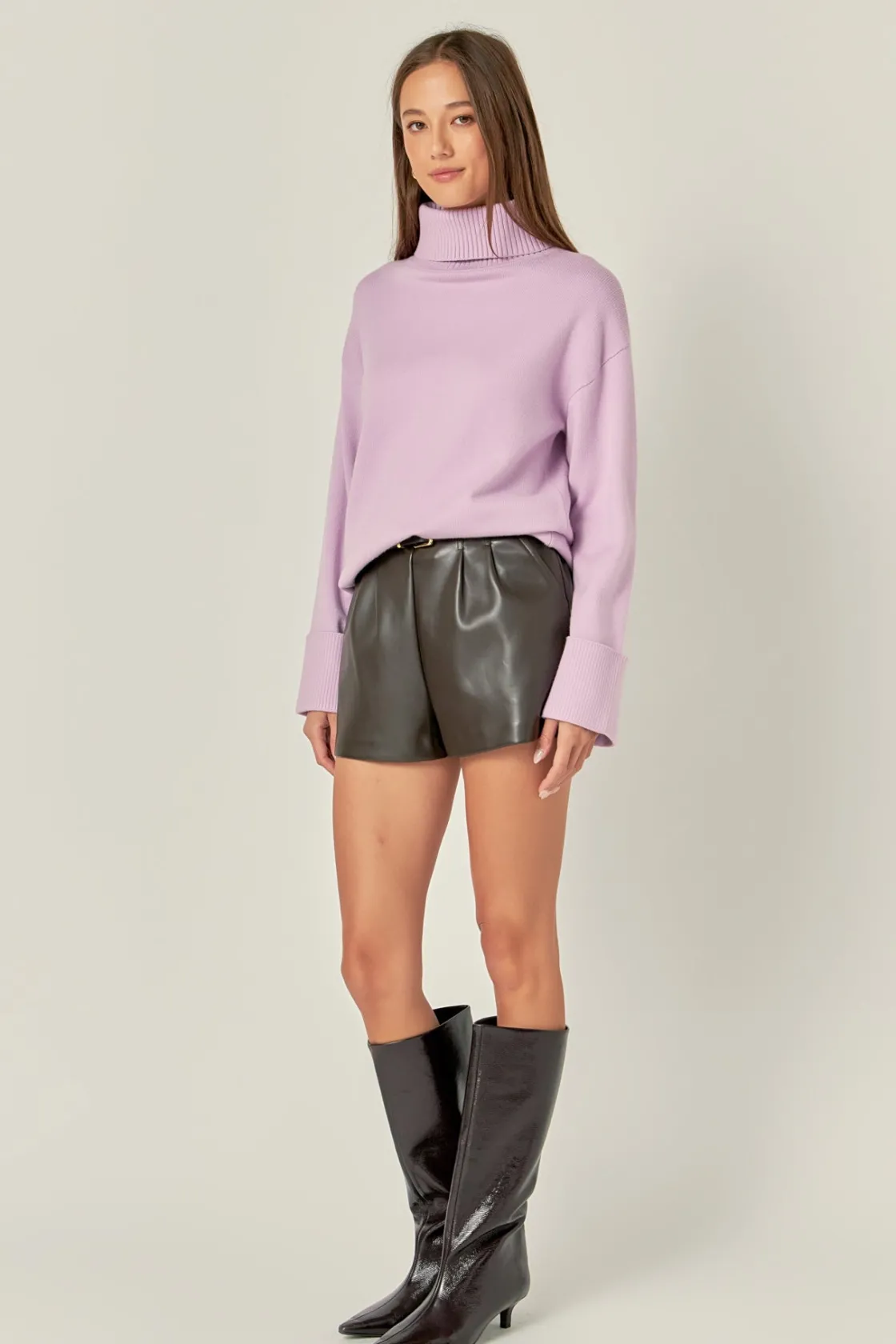 english_factory__turtle_n_11.webp ENGLISH FACTORY Sweaters & Knits | Tops*- Turtle Neck Sweater