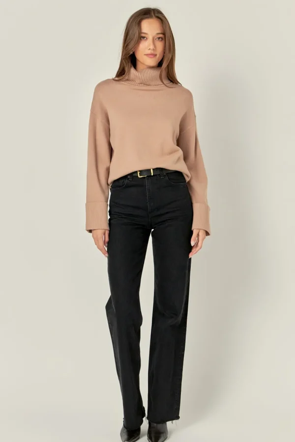 ENGLISH FACTORY Sweaters & Knits | Tops*- Turtle Neck Sweater