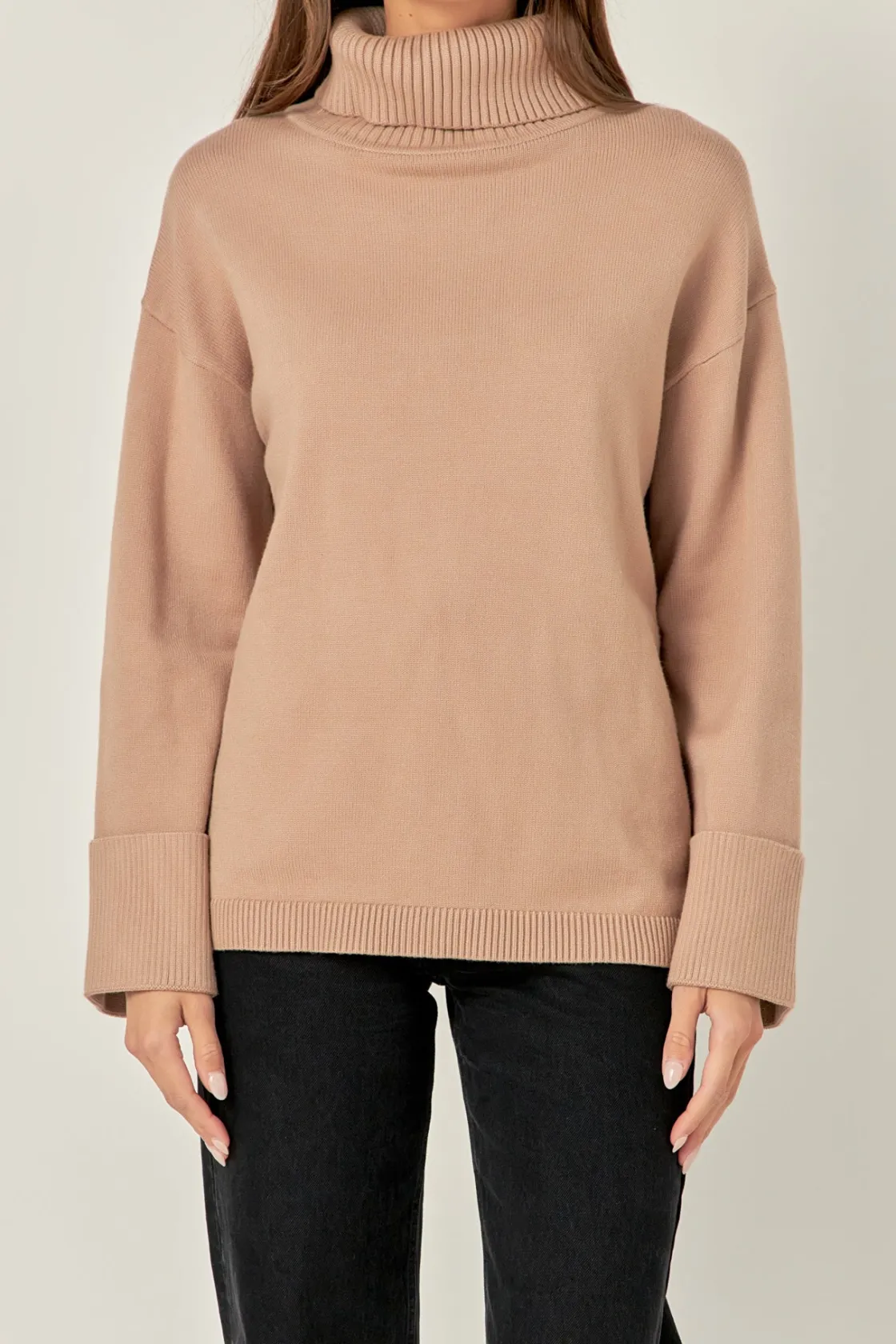 english_factory__turtle_n_15.webp ENGLISH FACTORY Sweaters & Knits | Tops*- Turtle Neck Sweater