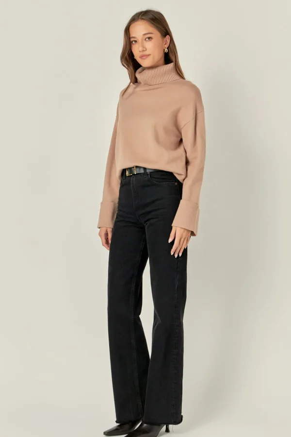 ENGLISH FACTORY Sweaters & Knits | Tops*- Turtle Neck Sweater