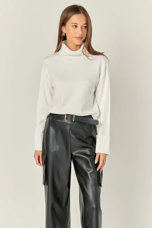 ENGLISH FACTORY Sweaters & Knits | Tops*- Turtle Neck Sweater