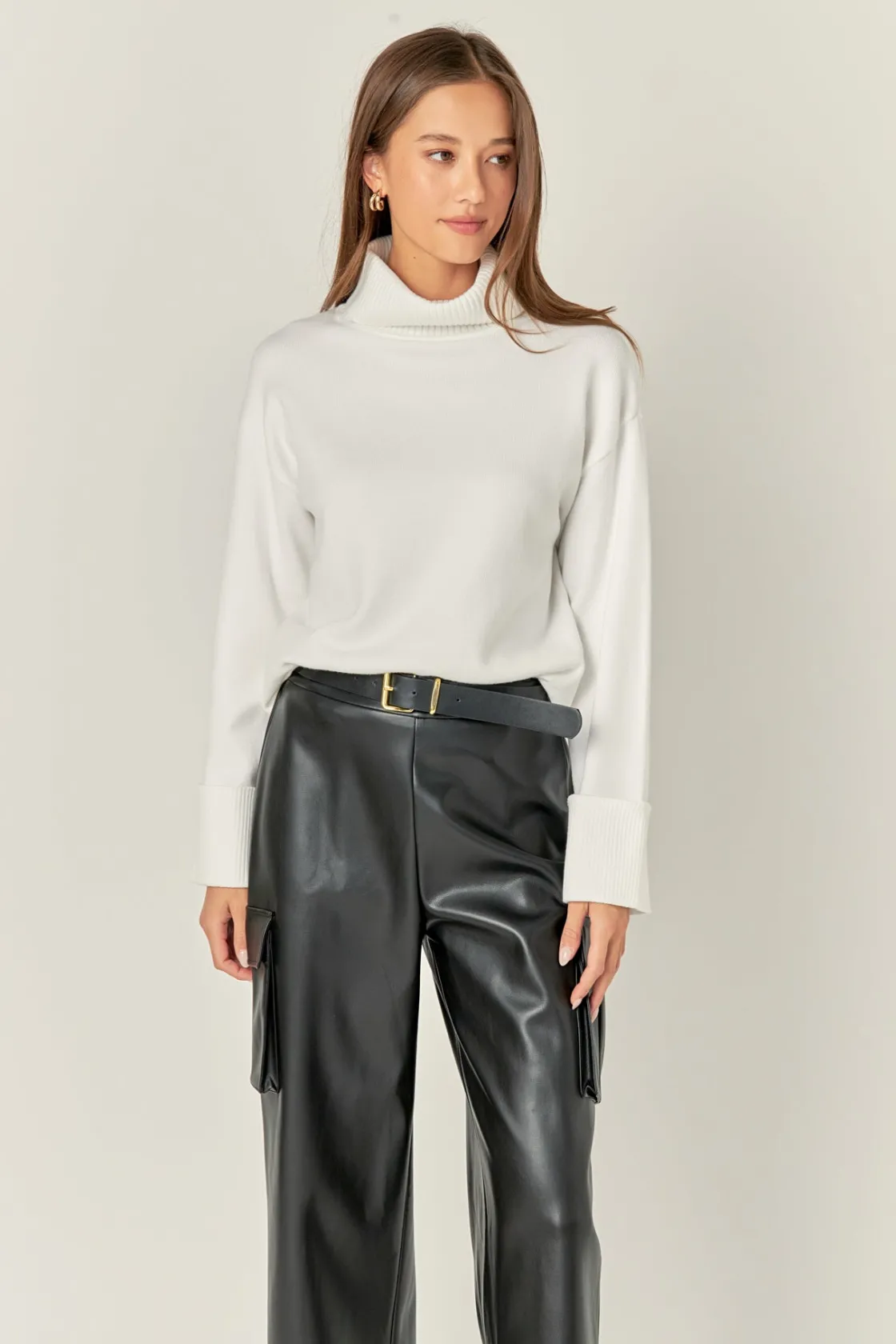 english_factory__turtle_n_8.webp ENGLISH FACTORY Sweaters & Knits | Tops*- Turtle Neck Sweater