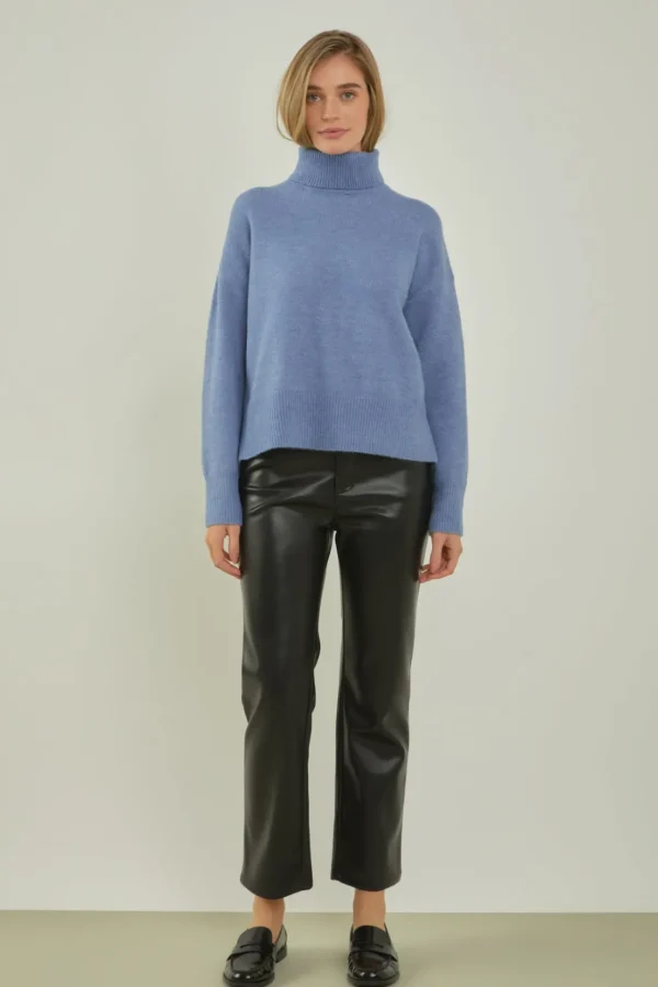 ENGLISH FACTORY Sweaters & Knits | Tops*- Turtleneck Long Sleeve Sweater