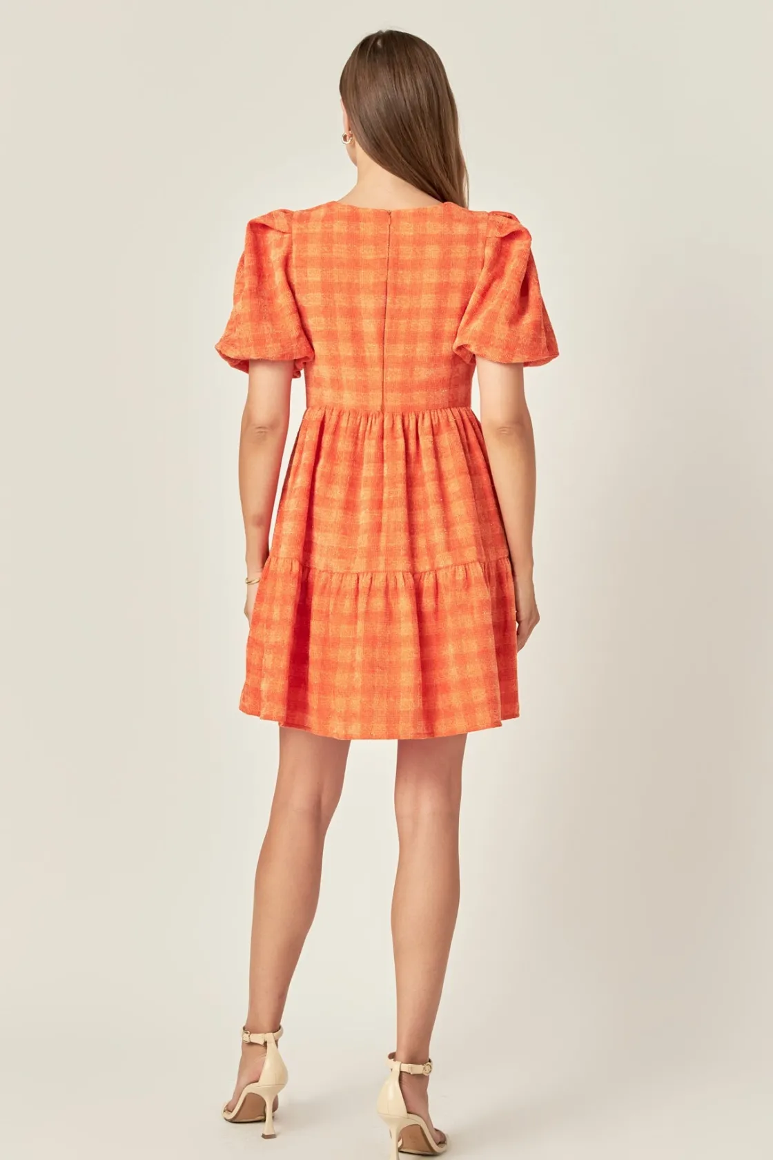 english_factory__tweed_ba_2.webp ENGLISH FACTORY Tweed Dresses | Tops*- Tweed Babydoll Dress