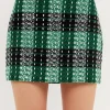 ENGLISH FACTORY Matching Sets | Skirts*- Tweed Mini Skirt GREEN