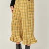 ENGLISH FACTORY Pants | Tops*- Tweed Wide Leg Culotte Pants ZINNIA