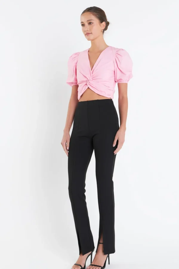 ENGLISH FACTORY Tops*- Twist Detail Top