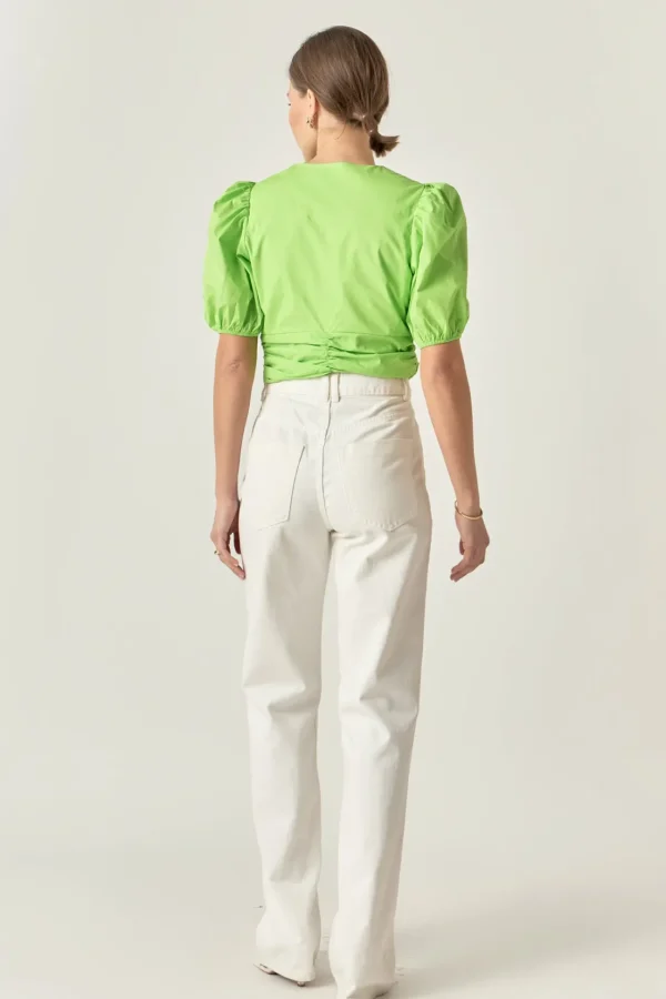 ENGLISH FACTORY Tops*- Twist Detail Top