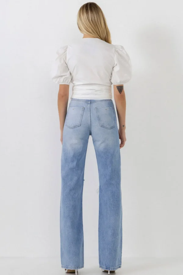 ENGLISH FACTORY Tops*- Twist Detail Top