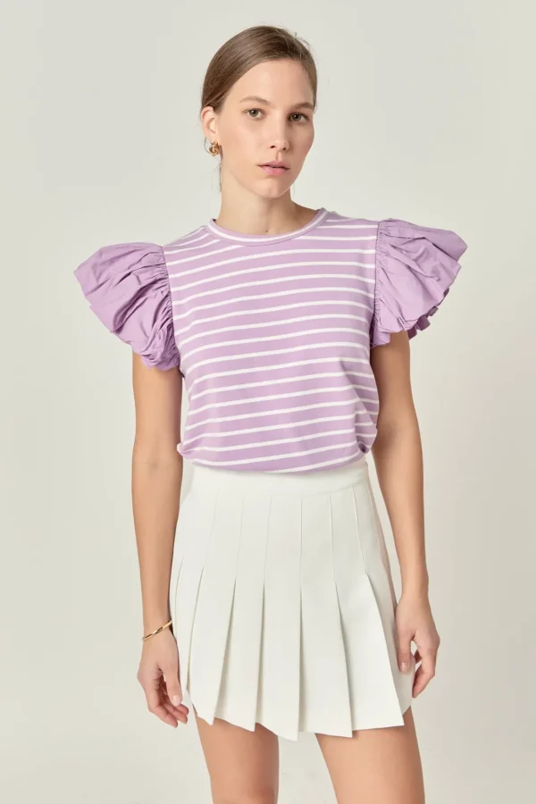 ENGLISH FACTORY Tops*- Twist Detail Top