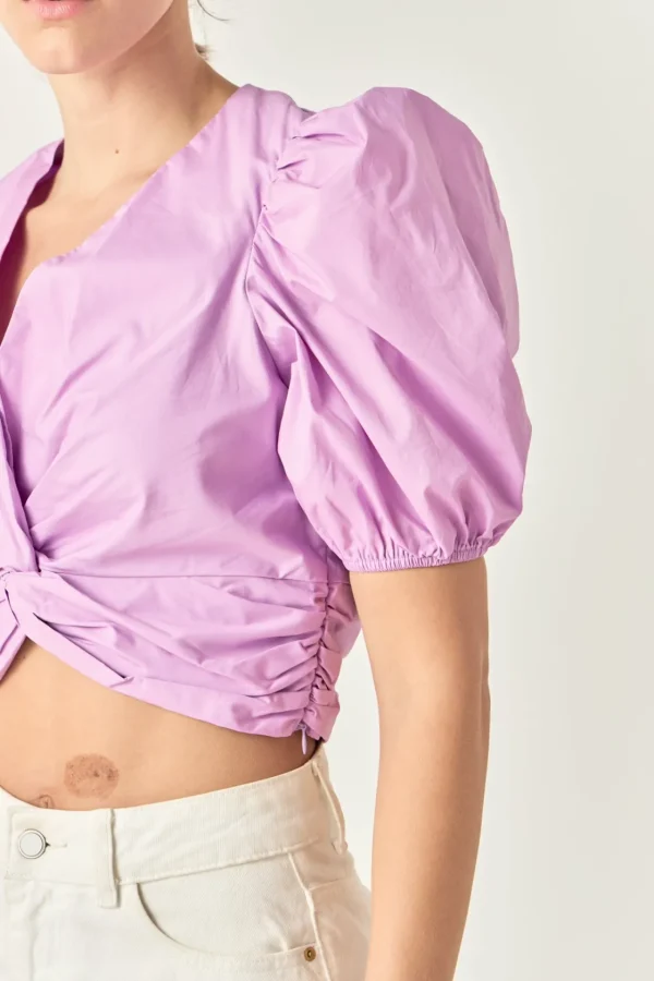ENGLISH FACTORY Tops*- Twist Detail Top