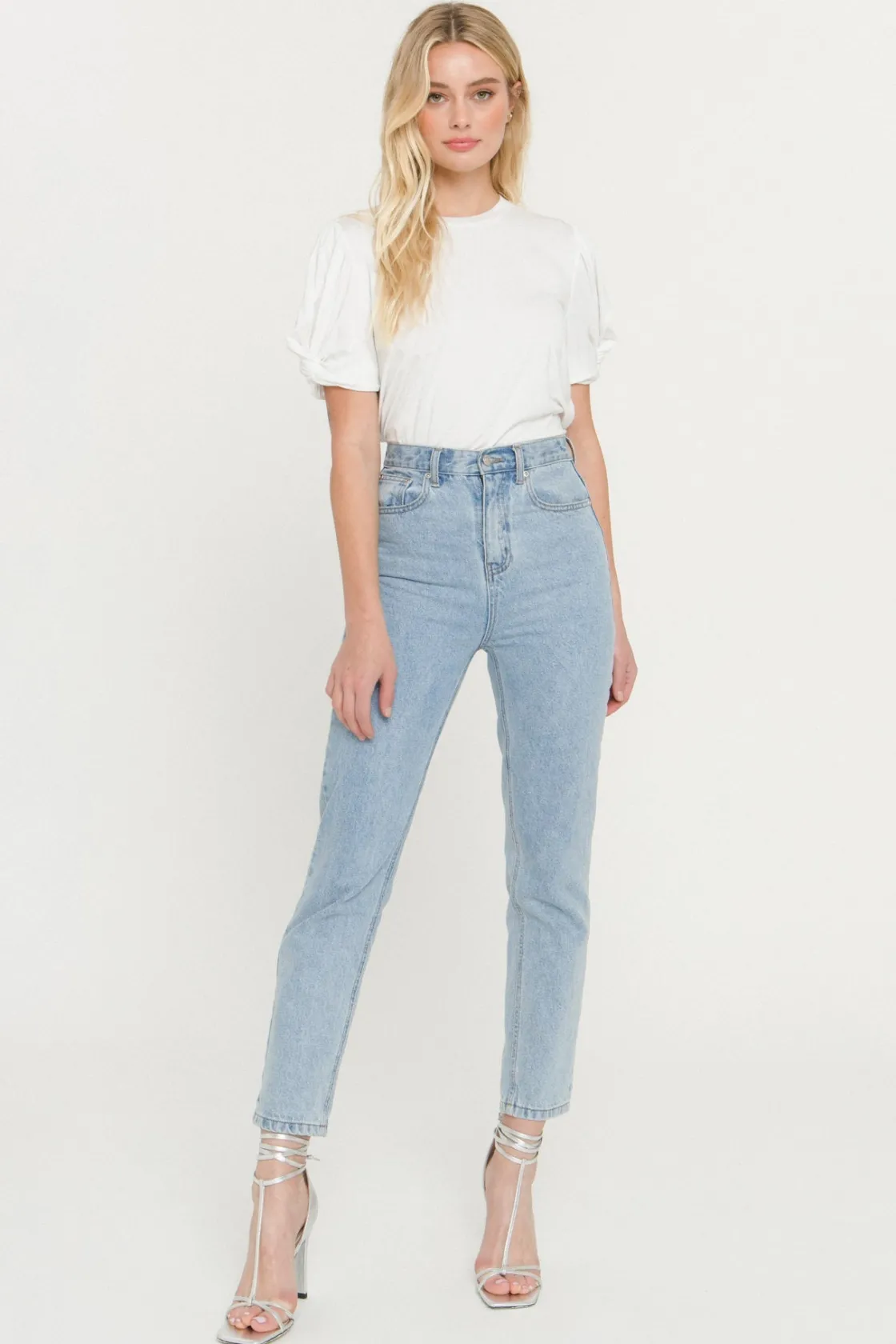 english_factory__twisted__23.webp ENGLISH FACTORY Tops*- Twisted Sleeve T-shirt