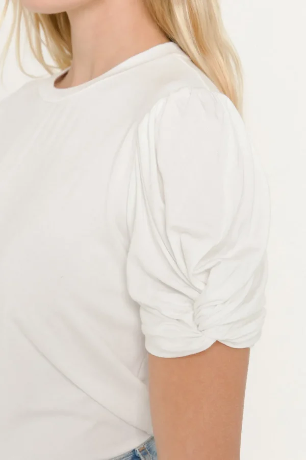 ENGLISH FACTORY Tops*- Twisted Sleeve T-shirt