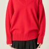 ENGLISH FACTORY Sweaters & Knits | Tops*- V Neckline Oversized Sweater