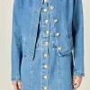 ENGLISH FACTORY Denim | Matching Sets*- Vivienne Cropped Denim Jacket
