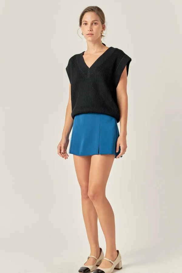 ENGLISH FACTORY Sweaters & Knits | Tops*- V-neck Knit Sweater Vest