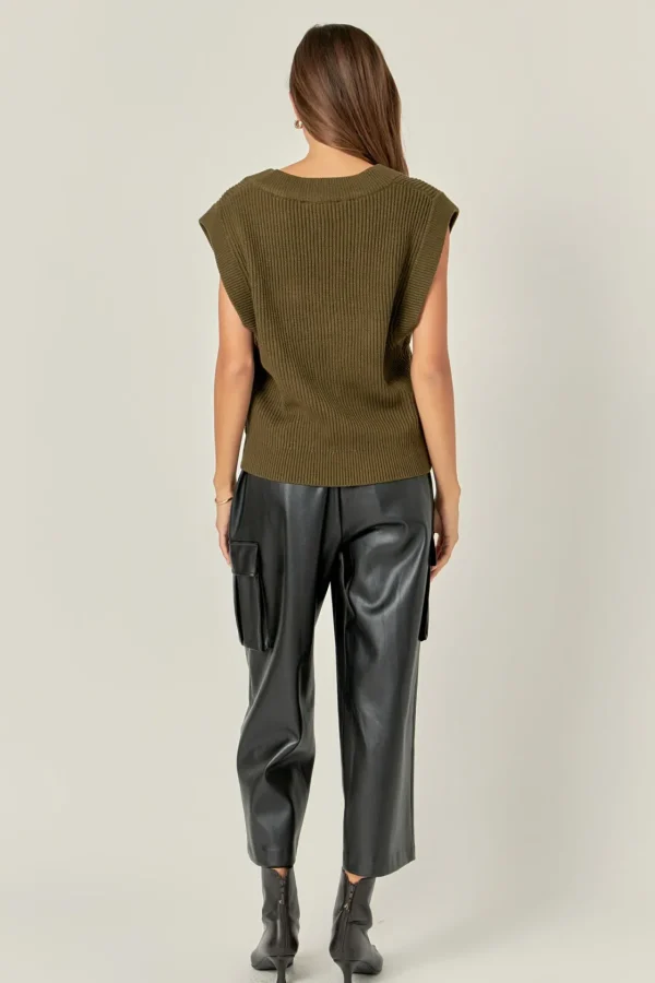 ENGLISH FACTORY Sweaters & Knits | Tops*- V-neck Knit Sweater Vest