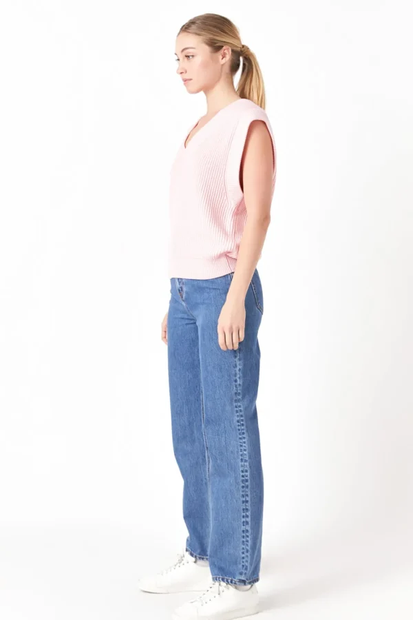 ENGLISH FACTORY Sweaters & Knits | Tops*- V-neck Knit Sweater Vest