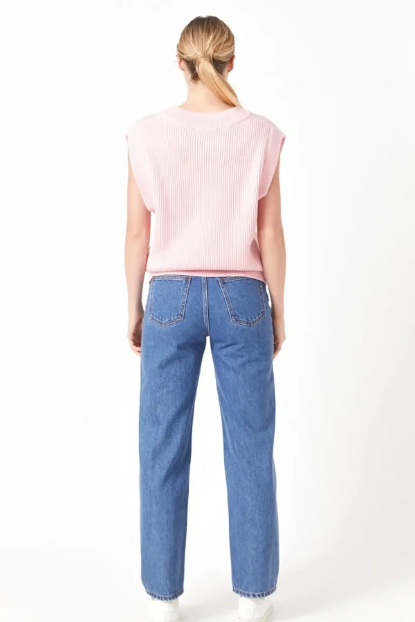 ENGLISH FACTORY Sweaters & Knits | Tops*- V-neck Knit Sweater Vest