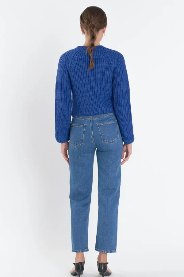 ENGLISH FACTORY Sweaters & Knits | Tops*- V-neck Knit Sweater