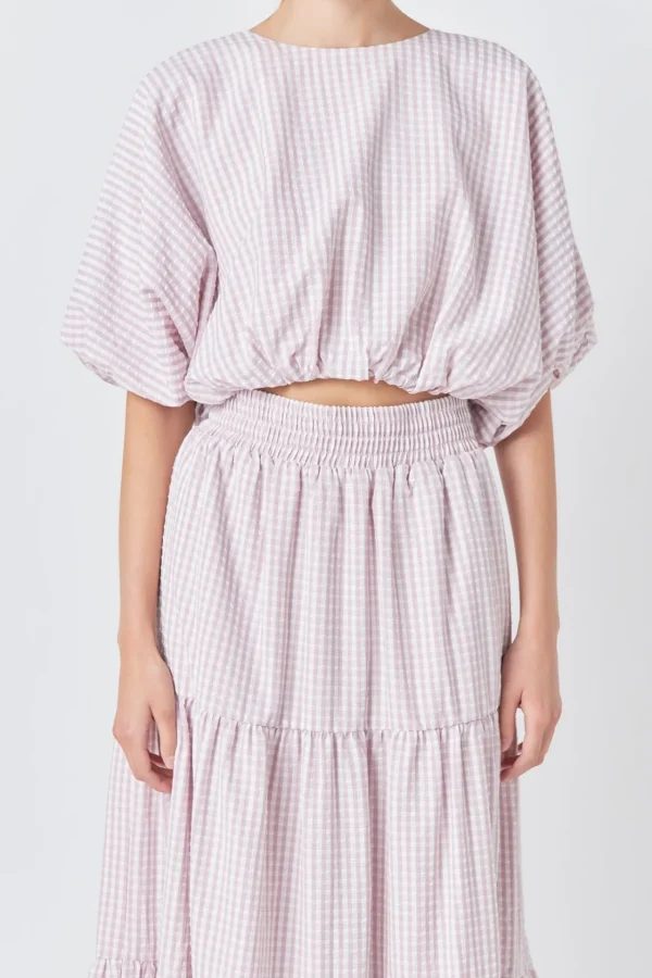 ENGLISH FACTORY Matching Sets | Tops*- Voluminous Cropped Top