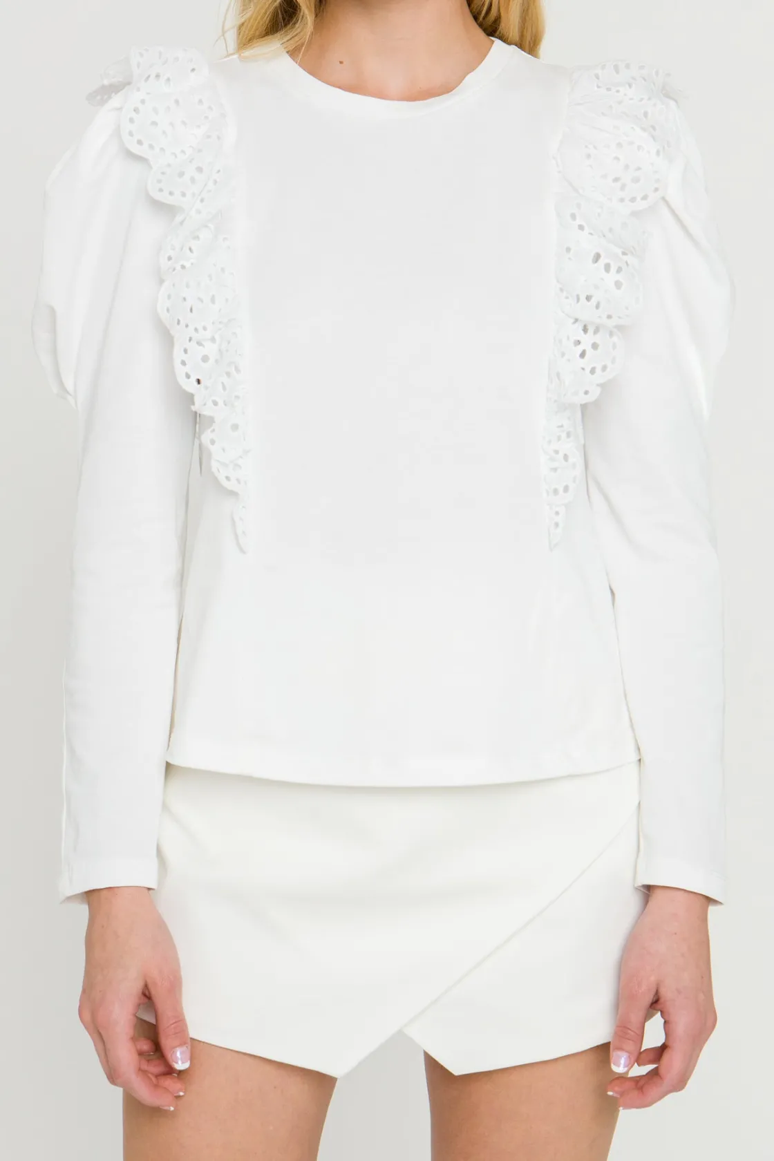 english_factory__women_kn_0-2.webp ENGLISH FACTORY Tops*- Women Knit Shirt WHITE